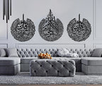 Elegant Arabic Calligraphy Wooden Wall Art by AL QALAMIN
